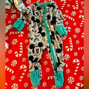 Newborn Mickey Mouse little sleepies bamboo sleeper